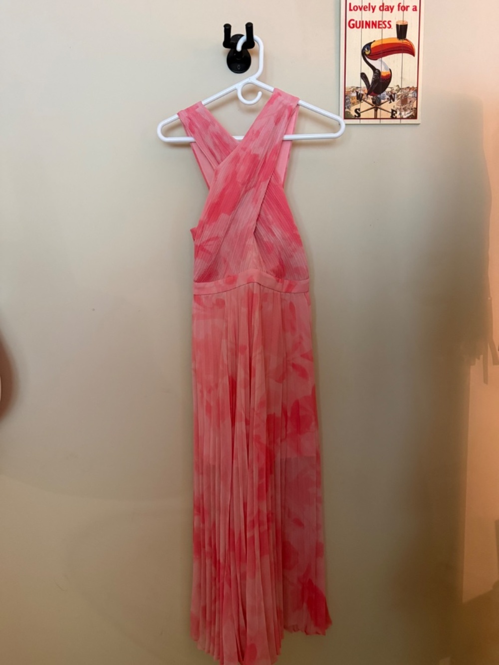 BNWT Ted Baker Cross Front Pleated Midi Dress - MIRELIA - Picture 5 of 8